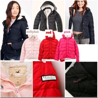 puffy hooded jacket