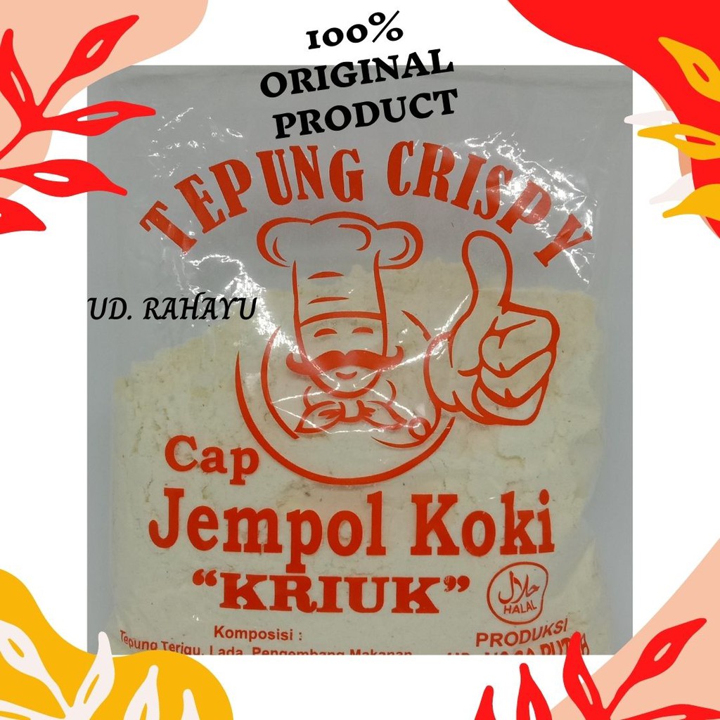 

[UD. Rahayu] 150gr Tepung Ayam Crispy Cap Jempol Koki "Kriuk"/Tepung Ayam Kentucky 100% Original