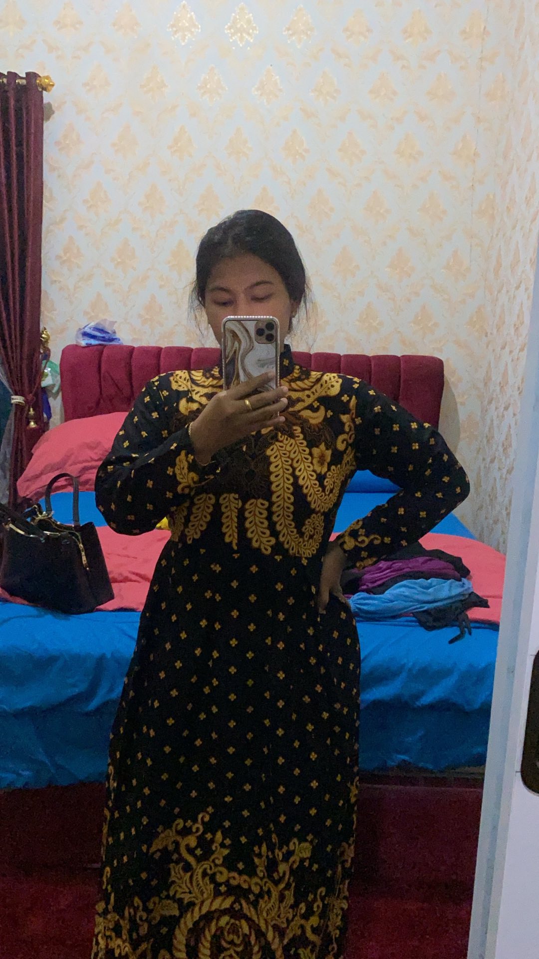 Maura Couple - Sania Ruffle Batik Couple Ori Ndoro Jowi Dnt Garansi Termurah Seharga Rp62.000 -