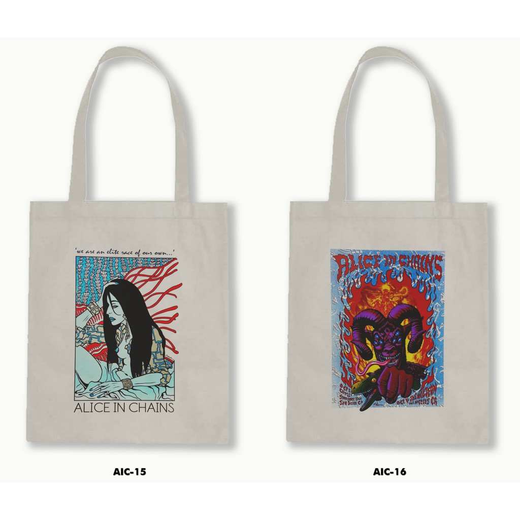 TOTE BAG BLACU - ALICE IN CHAINS .01