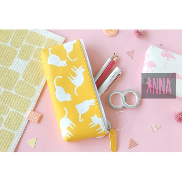 

On Sale TP0063 Tempat Pensil Natural Animal Kingdom / Tempat Kosmetik - Cat Murah