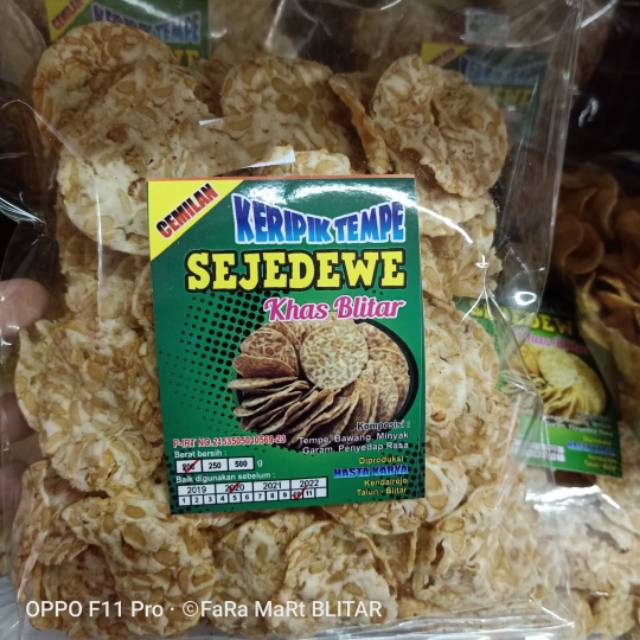 

KERIPIK TEMPE BULAT KHAS BLITAR