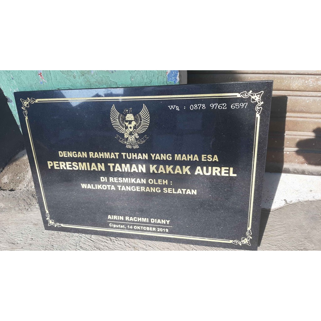 Prasasti peresmian 46