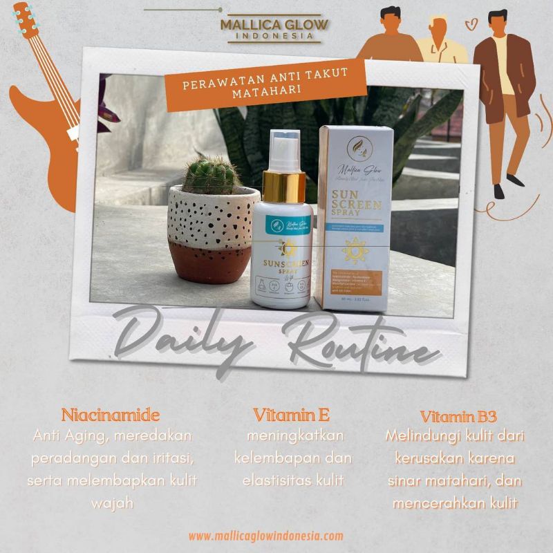 SUNSCREEN SPRAY MALLICA GLOW