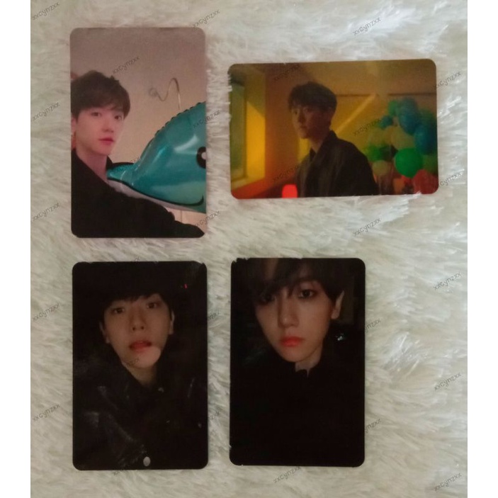 EXO BAEKHYUN OFFICIAL PHOTOCARD/AR PHOTOCARD/AR CLIP CARD ALBUM CITY LIGHT/BAMBI