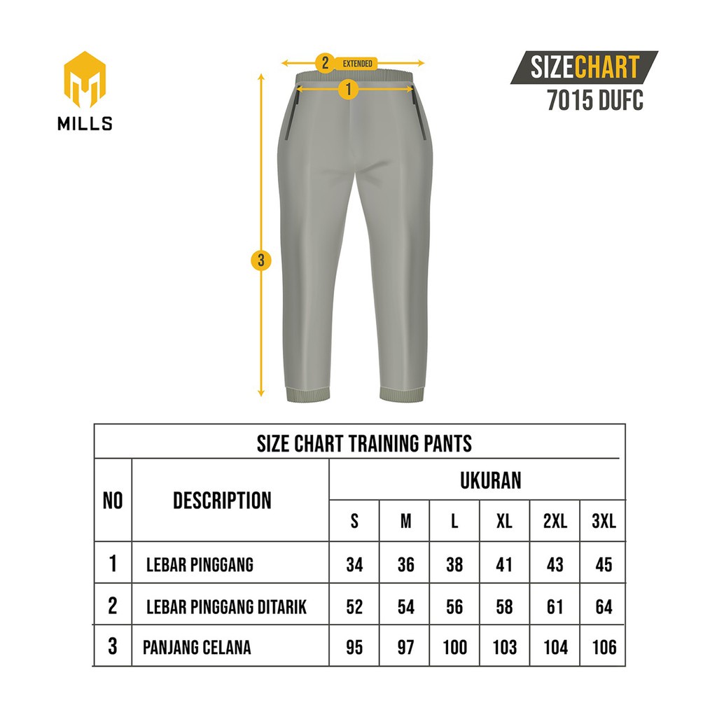 MILLS Dewa United FC Track Pants 7015DUFC Original