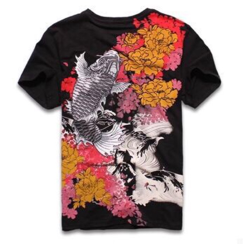 SK10 KAOS SUKAJAN IMPORT PRIA WANITA JEPANG KOREA KOI HARAJUKU ORIGINAL M-3XL JY40