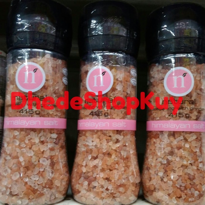 

Spesial - Natural Himalayan Salt With Grinder