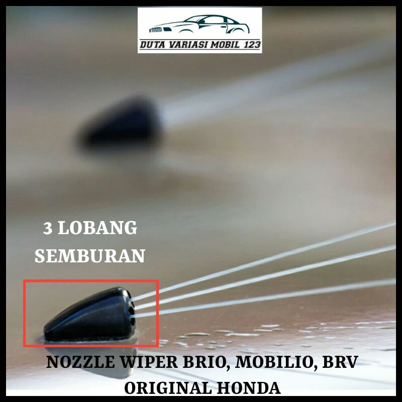 Semprotan Kaca Depan Kap Mesin / Nozzle Wiper Brio, Mobilio, Brv Original Honda