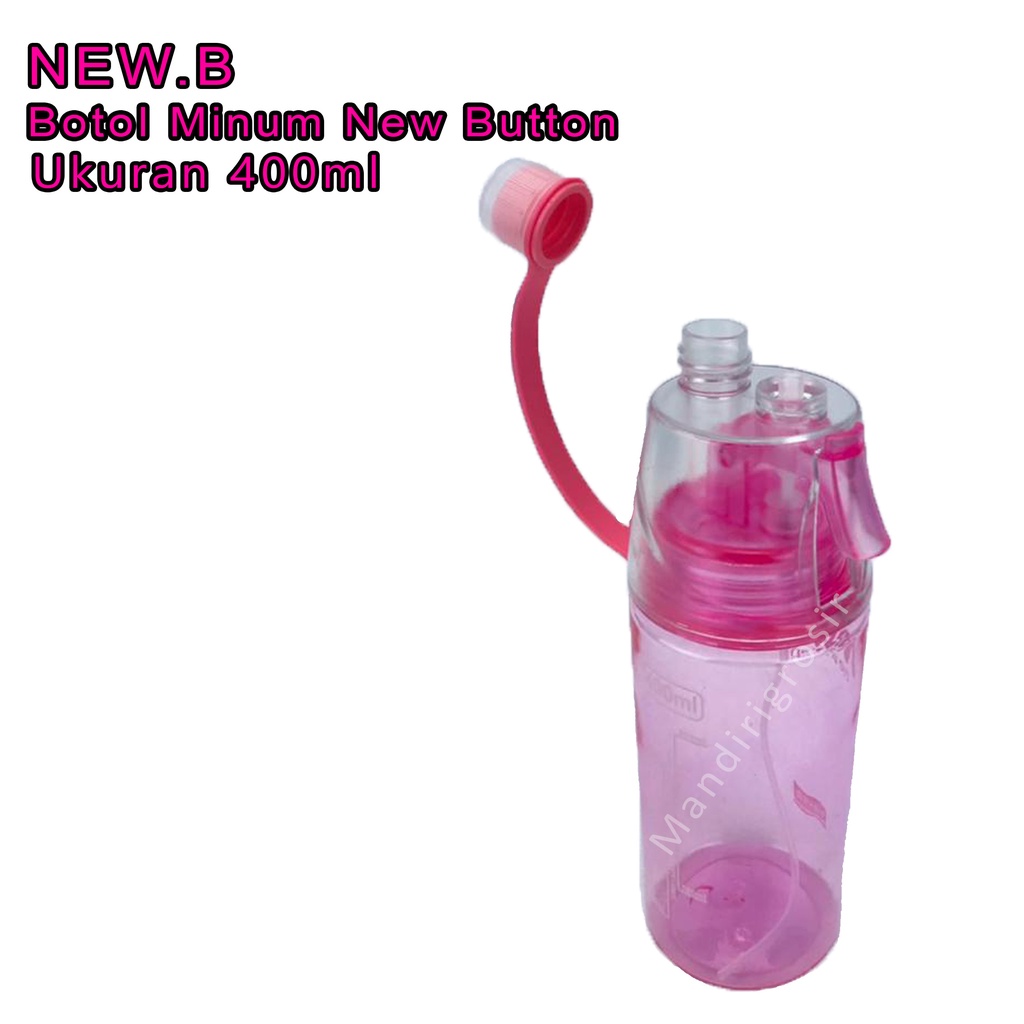 Botol plastik * Botol Minum * Pink *400ml