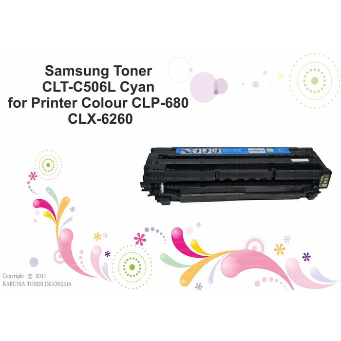 

Catridge CMP Samsung CLT-C506L CLT506 Printer Colour CLP-680 CLP680