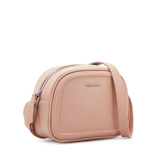 Tas Selempang Wanita Import Marloue Pink shopie Sophie Martin Paris shopee shope shopi original prom