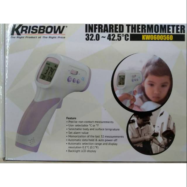 Krisbow thermometer infrared gun