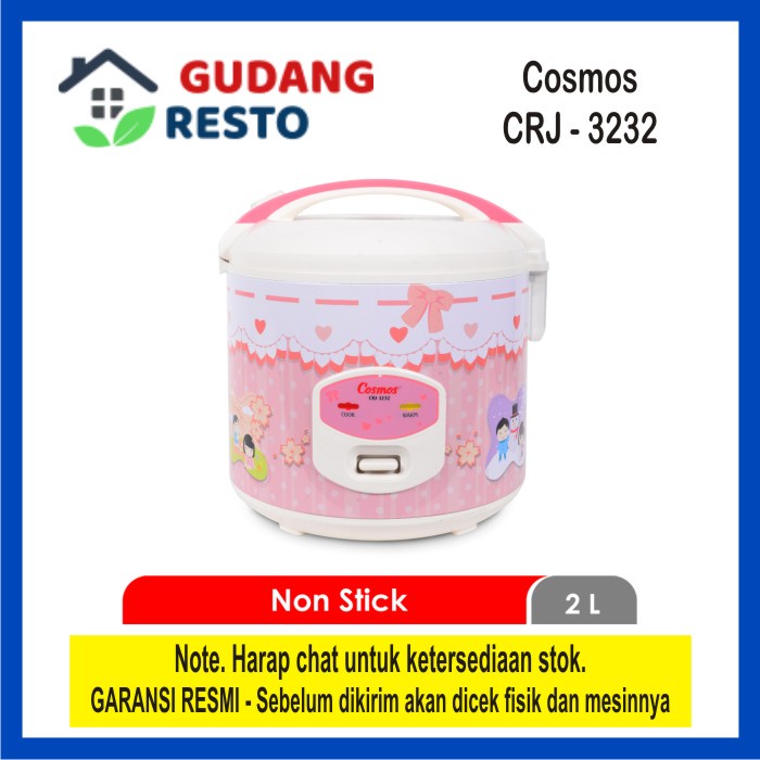 Cosmos Magic com Rice cooker CRJ 3232 / Penanak nasi CRJ3232 2 Liter