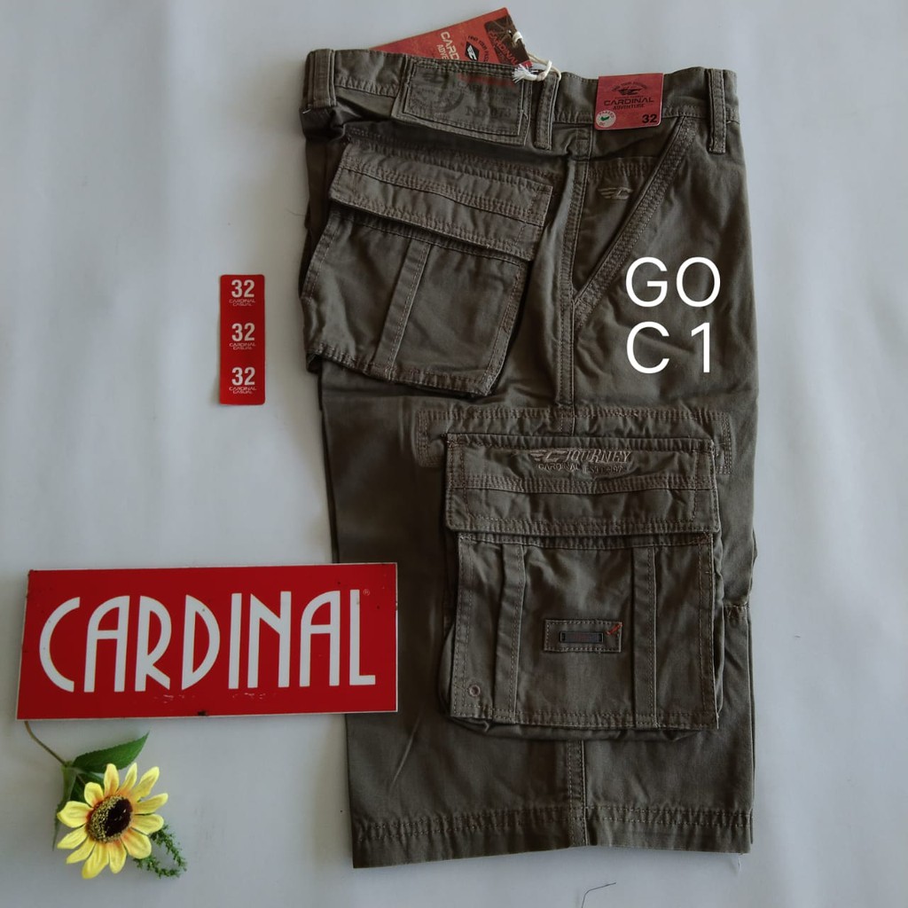 gof 32-KPL CARDINAL KEMPOL CASUAL Celana Pendek Cowok Celana Kempol Fashion Pria Brand Kekinian