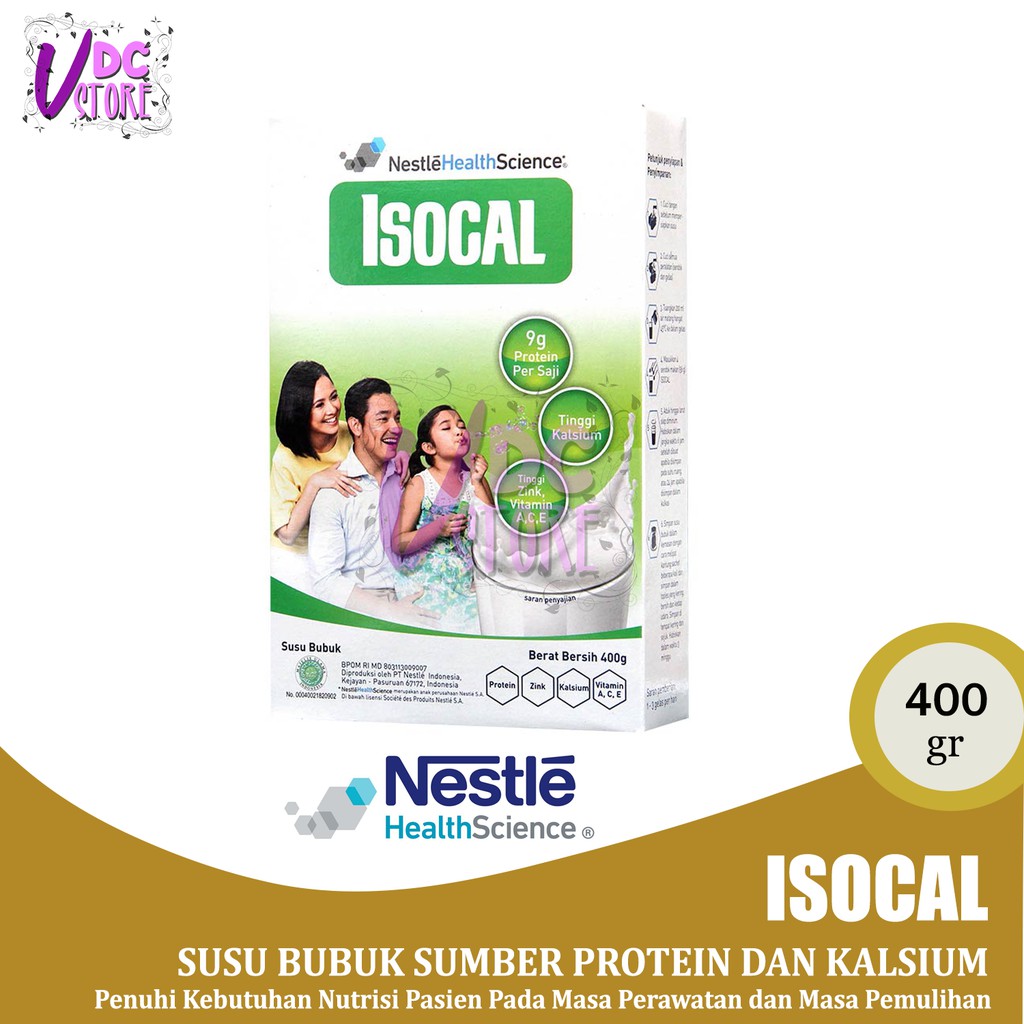 

ISOCAL 400 gr - Rasa Vanila - Susu Bubuk Sumber Protein dan Kalsium