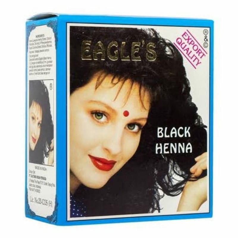 HENNA EAGLE BLACK/BROWN - SEMIR RAMBUT HENNA ALAMI~100% ORIGINAL