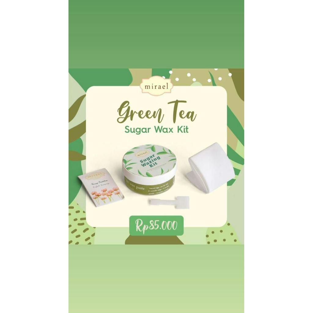 Mirael Green Tea Sugar Waxing Kit