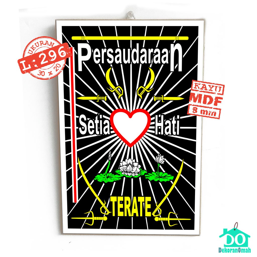 Walldecor L296 Pajangan Hiasan PSHT