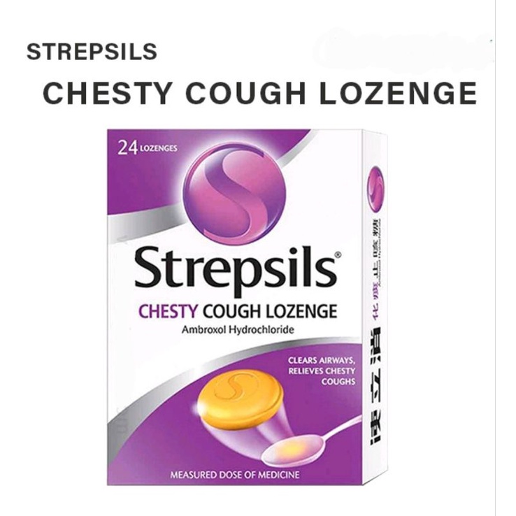 Strepsils Chesty Cough Isi 8 / 24 Lozenges