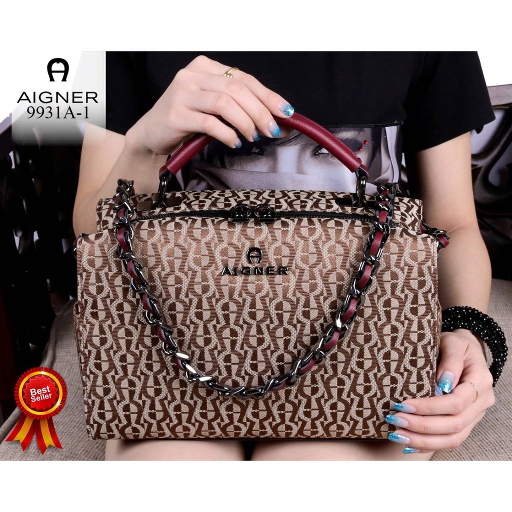 AIGNER ROMA DOLIN Generbtes MODELINA#12 TAS WANITA IMPORT BATAM GROSIR MURAH