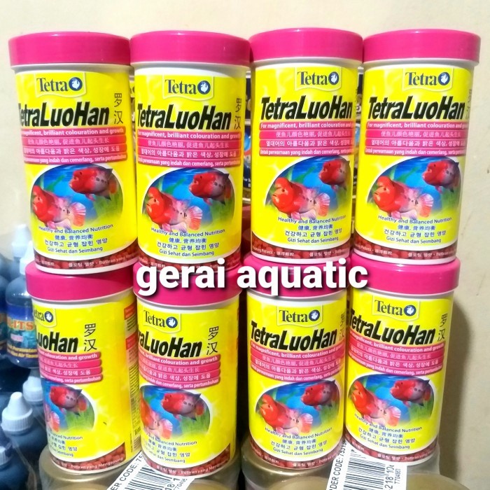 pakan pelet makanan ikan TETRA LOUHAN 250ml aquascape aquarium