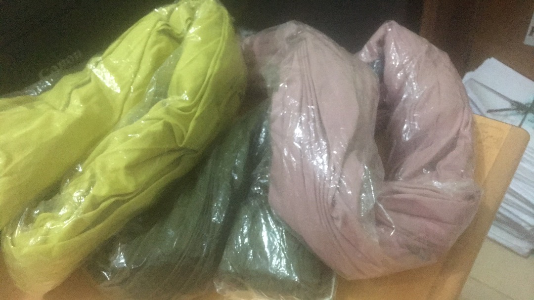 V8116 - Rok Plisket Wanita Pleats Skirt Kombinasi Warna Two Tone