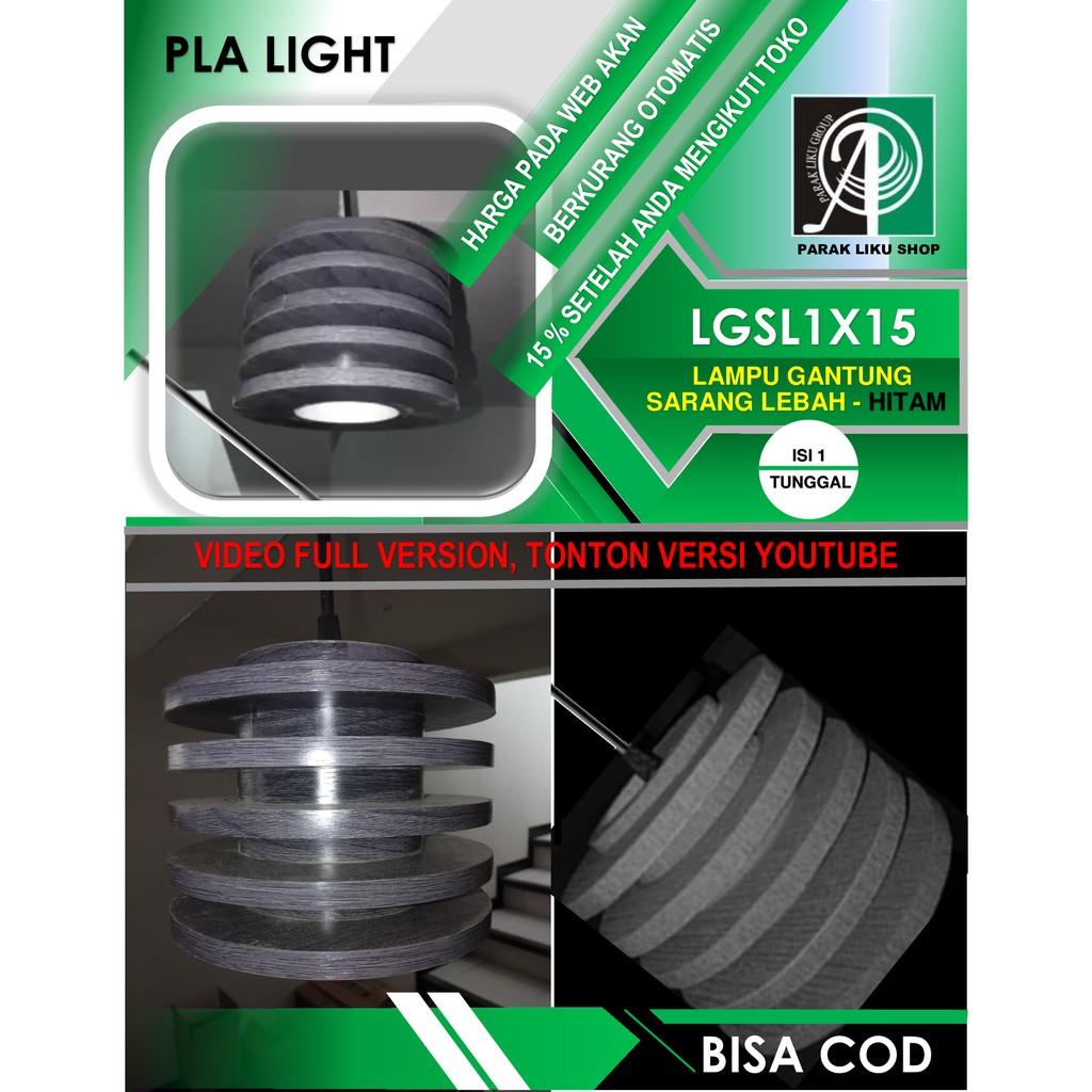 LAMPU GANTUNG TUNGGAL TERAS  / KAFE / RESTO / LAMPU HIAS RUMAH / BULAT SLINDER MULTI LAYER MINIMALIS