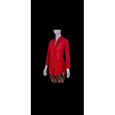 Baju kebaya encim polos, baju encim, kebaya encim, kebaya betawi, kebaya kantor, kebaya seragam kant