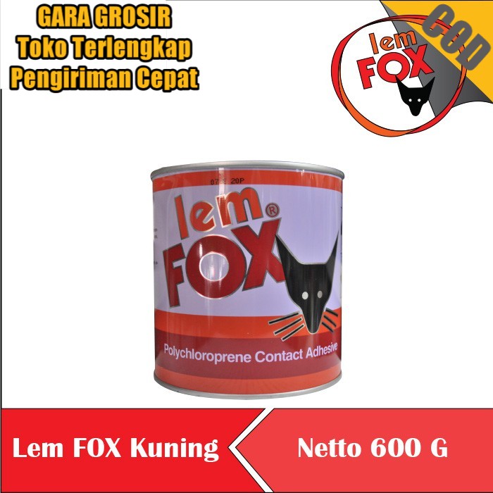 

Lem Aibon Fox Kuning 600 Gram