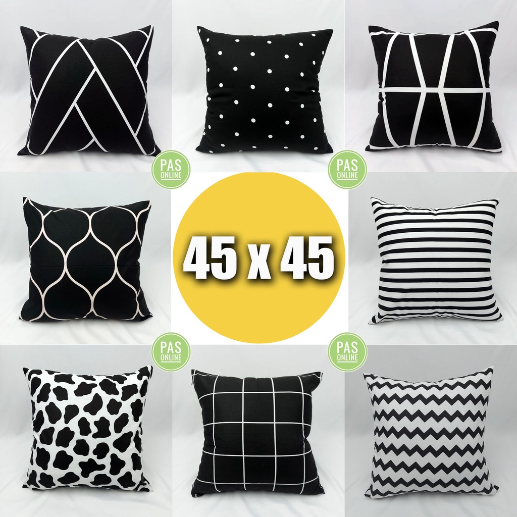 Sarung Bantal Sofa 45x45 Motif Doti / polkadot