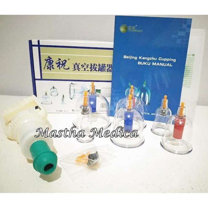 Bekam Kangzhu Cupping Kit - Alat Kop / bekam / 6 Cop