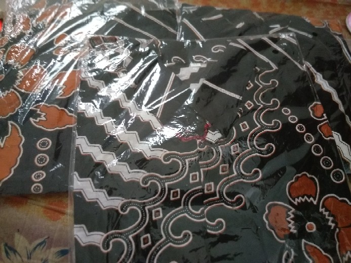 Batik Couple Keluarga Sania Ruffle Ori Ndoro Jowi Dnt Motif Garuda