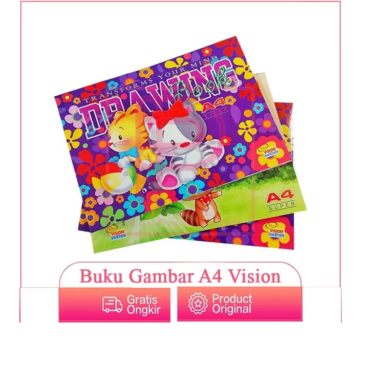 

Buku Gambar Vision A4 Super-Drawing Book Vision A4