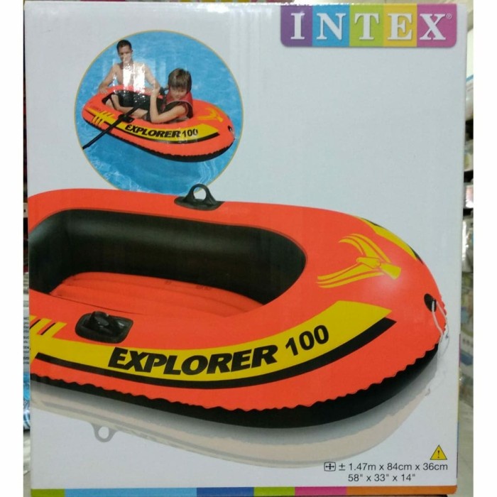 Dayung-Karet-Perahu- Boat Perahu Intex 58329 Murah Setara Merk Bestway Untuk 1 Anak Bagus -Perahu-