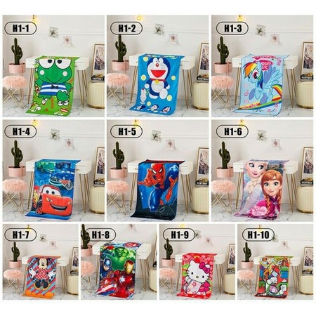 HANDUK ANAK KARAKTER / HANDUK MANDI MOTIF LUCU