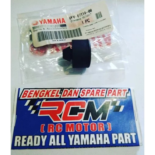 KARET GANJAL GANJEL PENTOKAN STANDART STANDAR TENGAH TGH JAGANG JANGGANG STOPPER MAIN STAND NOUVO FINO SOUL XEON MIO J GT SOUL GT FINO FI VIXION SCORPIO JUPITER Z MX ZI VEGA R R NEW   RXK ORI 4YY-F7114-00