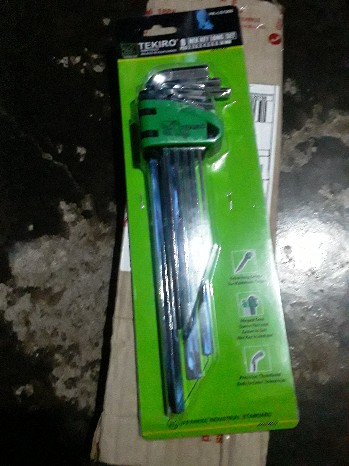 Kunci L Set 8pcs Panjang Tekiro