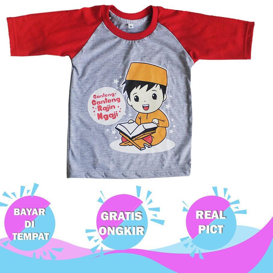 ââ¤ KAOS ANAK MUSLIM TERLARIS G G R N Ganteng Ganteng Raijn Ngaji 833&