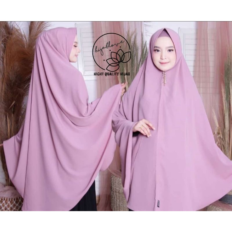 Khimar Wolfis XXXL (Pet) / Bergo Wolfis Jumbo / Khimar Wolfis XXL(Jumbo) MURAH