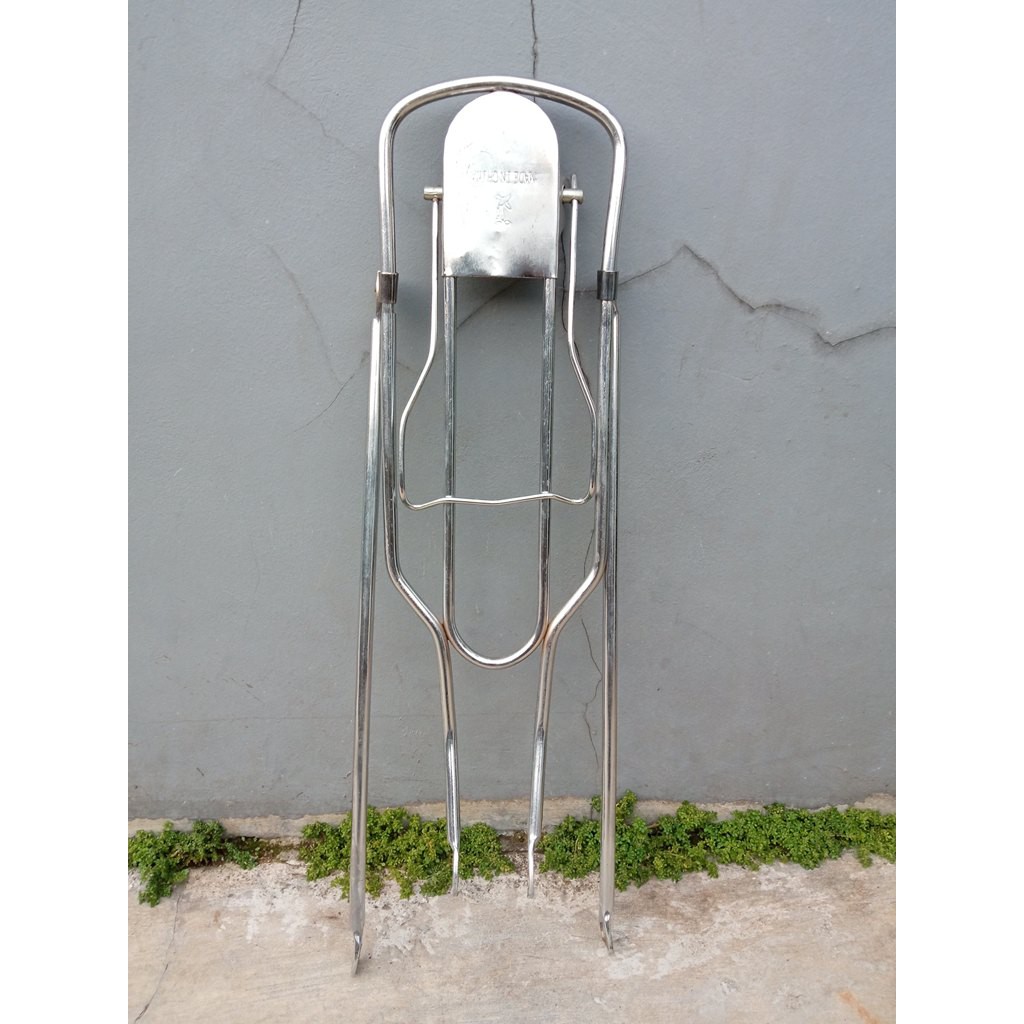 Bagasi boncengan sepeda onthel 26 Silver