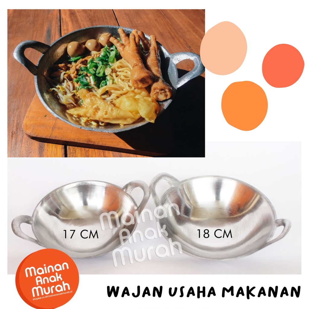 Jual Wajan Kuali Penggorengan Mini Untuk Usaha Makanan Ukuran Diameter Cm Shopee Indonesia