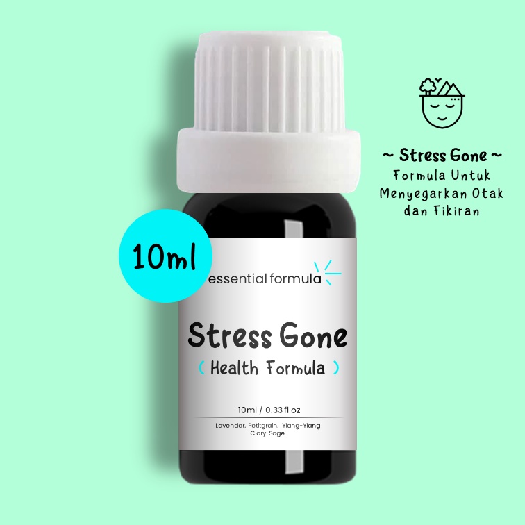 10ml Stress Gone Essential Oil Untuk Merilekskan Fikiran