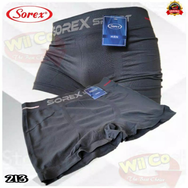 K213 | CD BOXER PRIA SOREX | CELANA DALAM PRIA BOXER | BOXER PRIA IMPORT | BOXER 3802 ORIGINAL SOREX