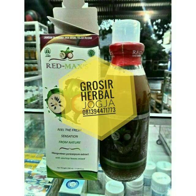 

Jus Kulit Manggis plus Daun Sirsak Redmax Red Max