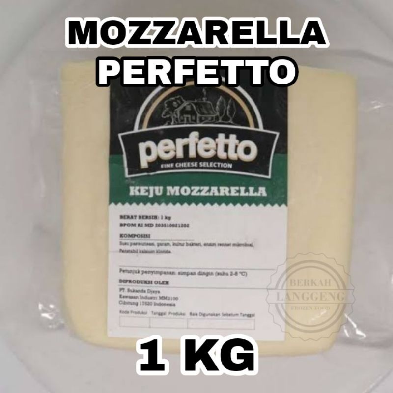 

Mozzarella Jogja Perfetto 1kg ASLI PABRIK. Keju Mozarella