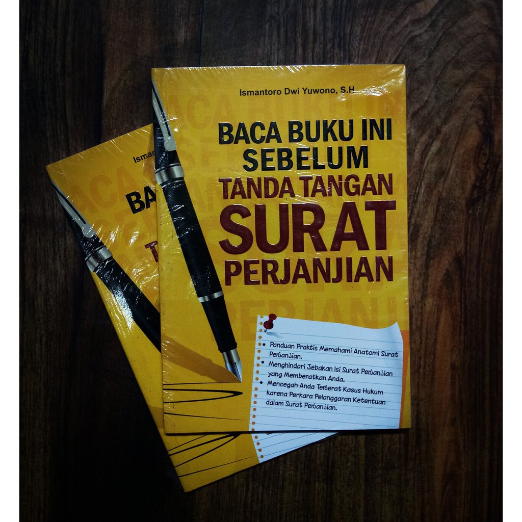 

Baca Buku Ini Sebelum Tanda Tangan Surat Perjanjian