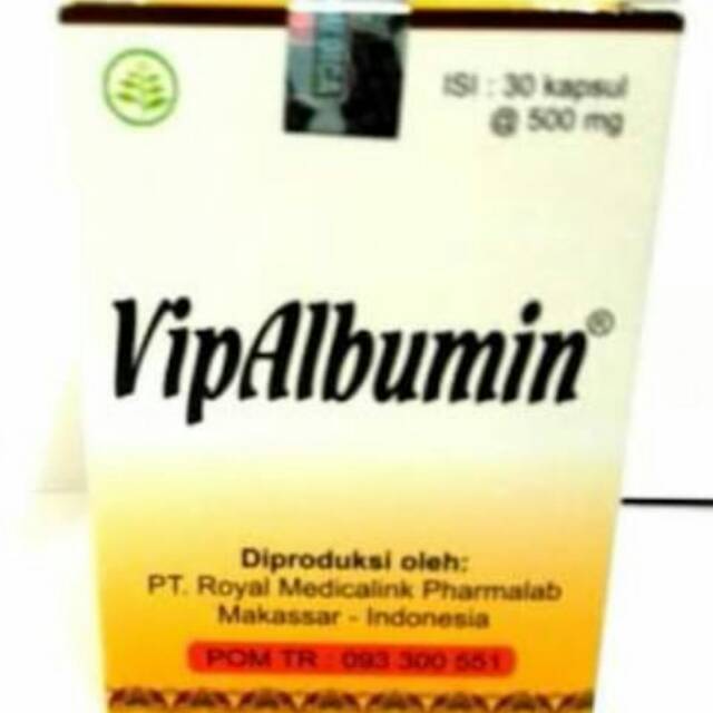 VipAlbumin ekstrak ikan gabus original 30 kapsul