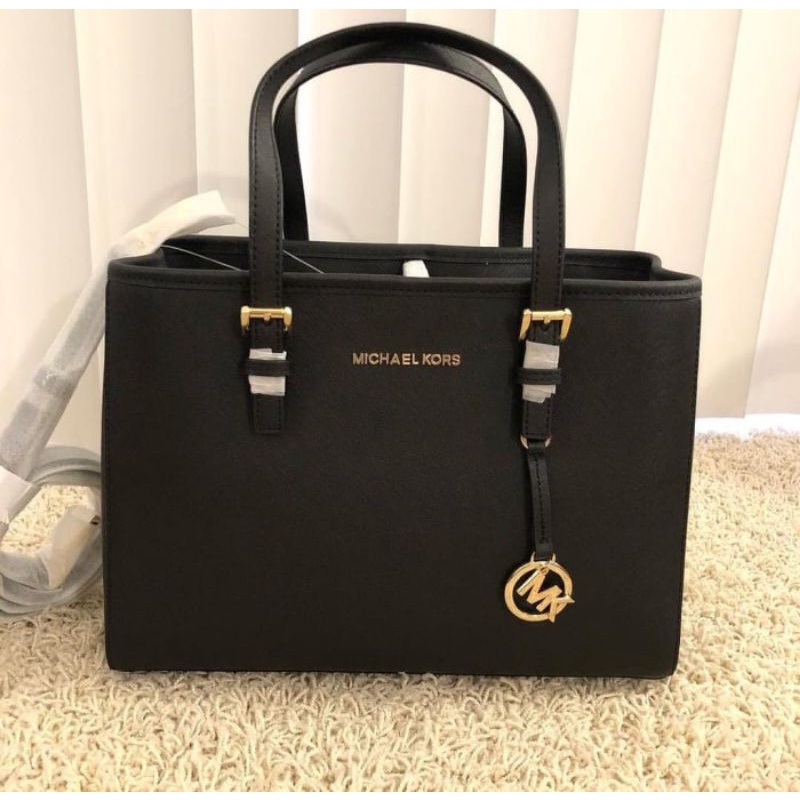 tas branded original bag michael kors totel black