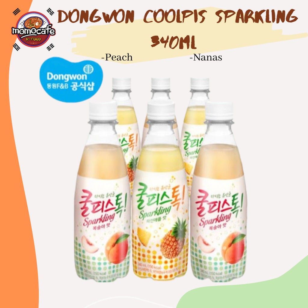 

Dongwon Coolpis Sparkling Rasa Peach dan Pinapple 340ml